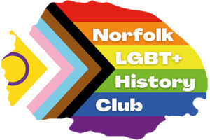 Norfolk LGBT+ History Club logo.