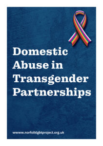 Cover for Domestic Abuse in Transgender Partnerships booklet