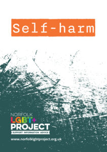 Cover for Self-harm booklet